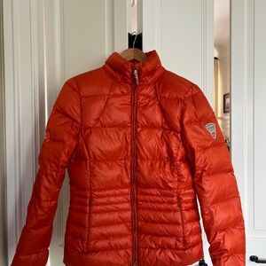 Vibrant Orange Women's Puffer Jacket